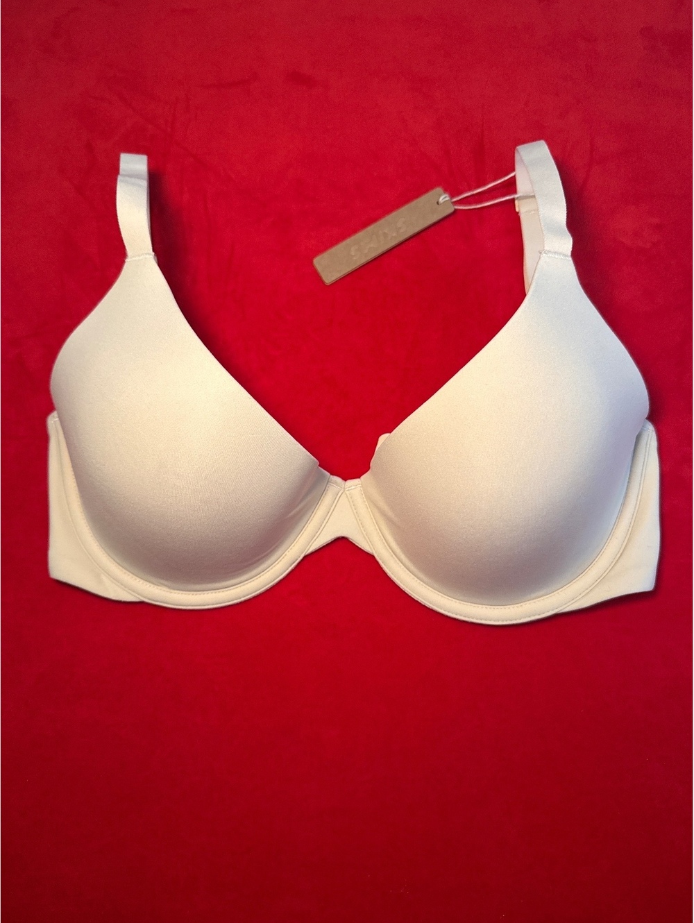 Skims Fits Everybody Scoop Plunge Bra Color Sand Size 32DDD